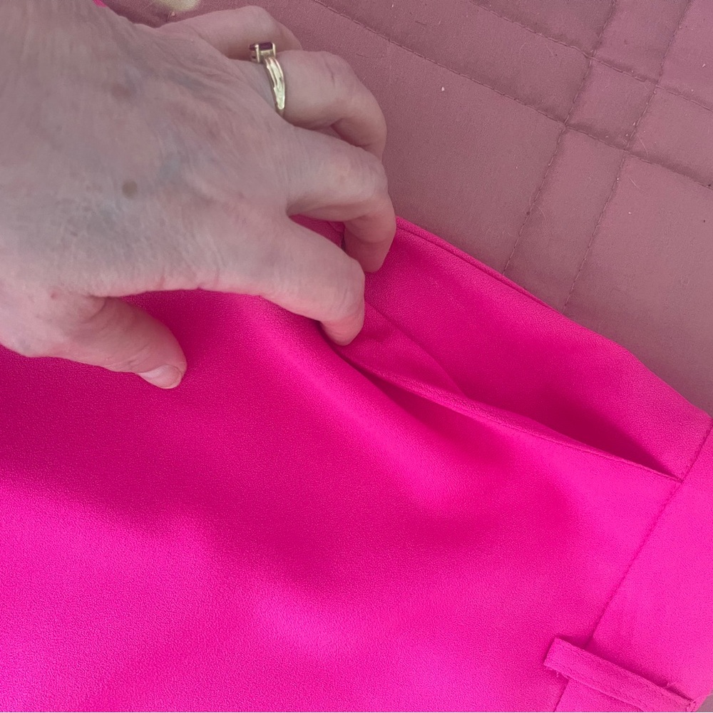 Women’s pink shorts. High Waisted - Picture 5 of 6